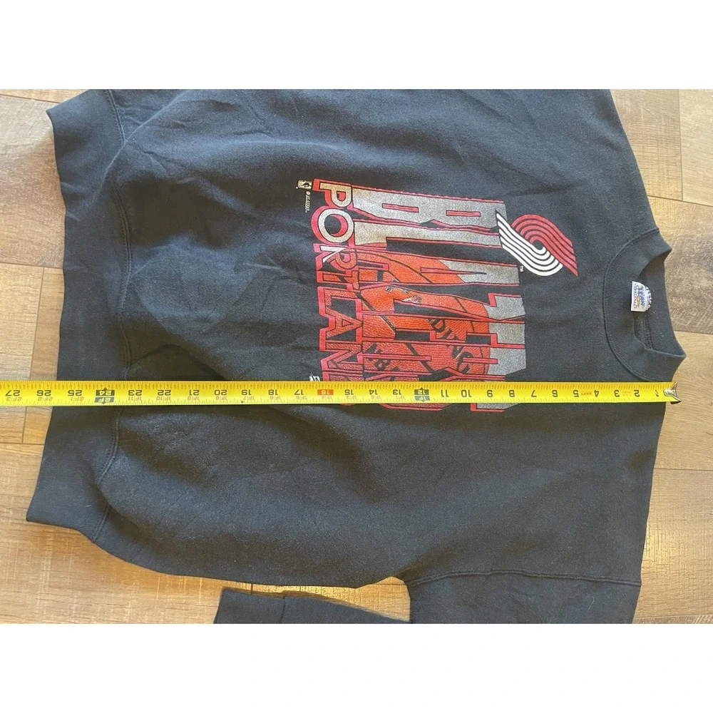 Vtg Portland Trail Blazers Sweatshirt NBA Mens XL Basketball USA MADE Crewneck